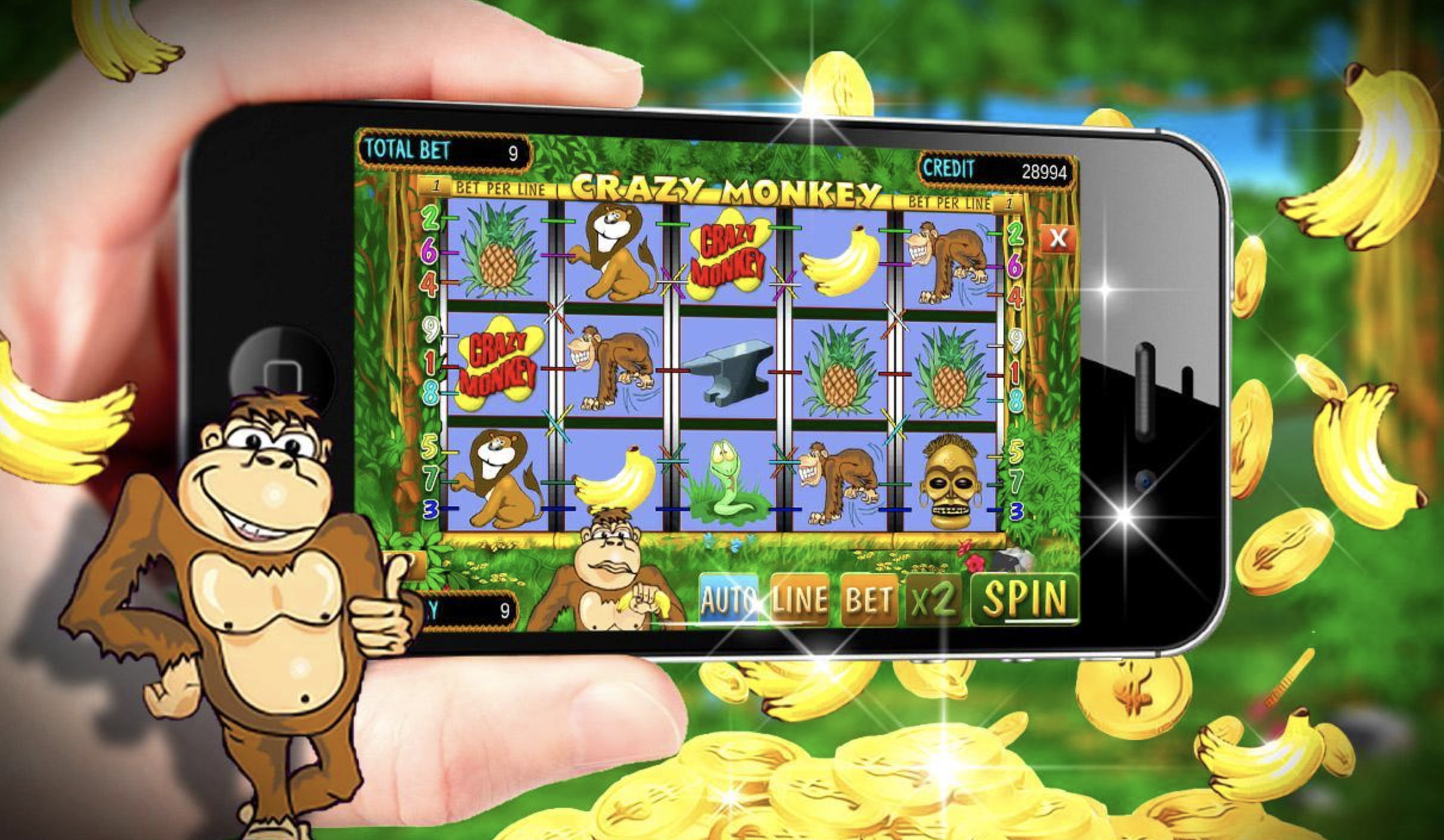 Crazy Monkey jakpot